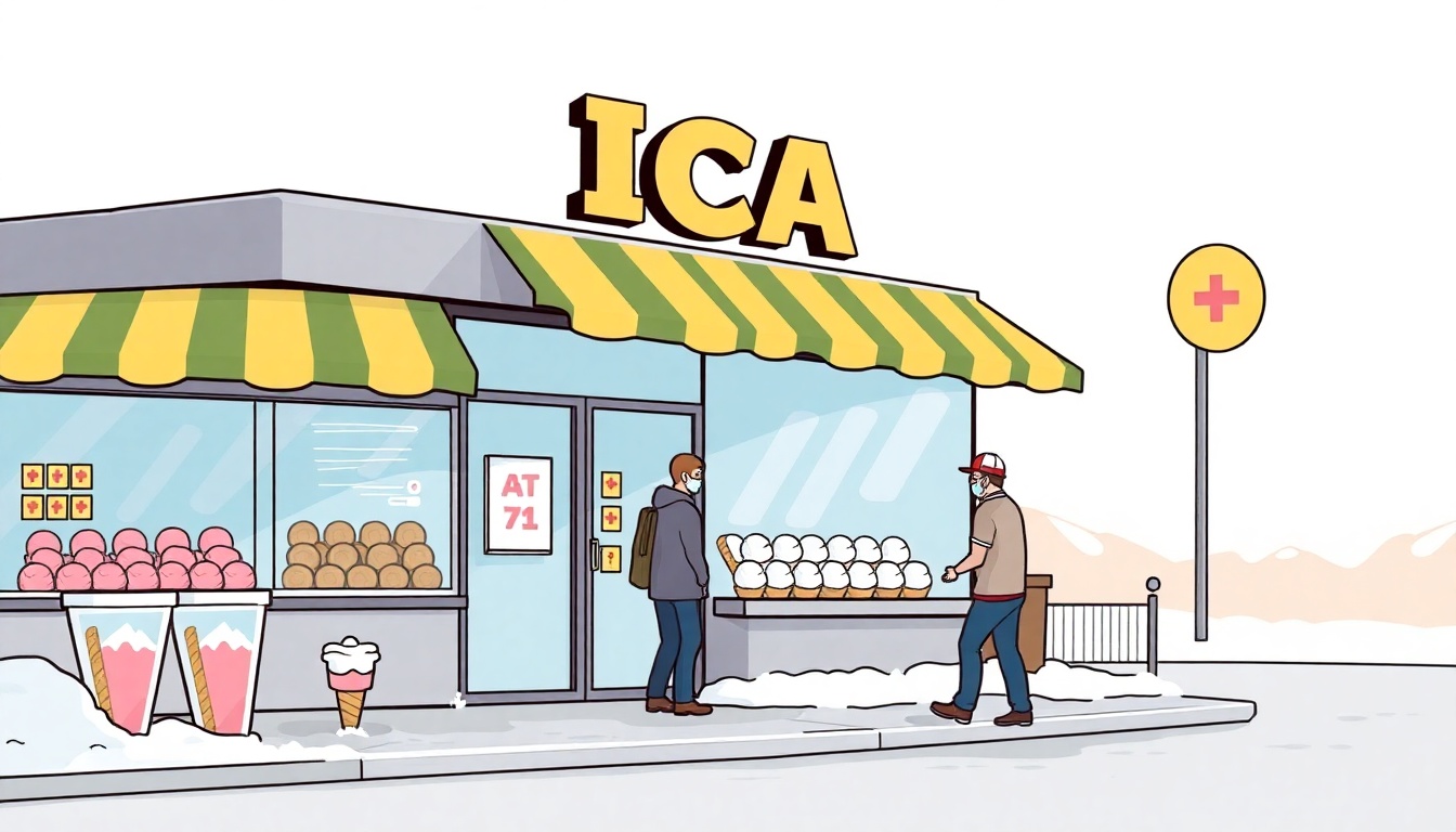AI-Driven Ice Cream Boat Sales Cause Confusion at Västerås Ica Store