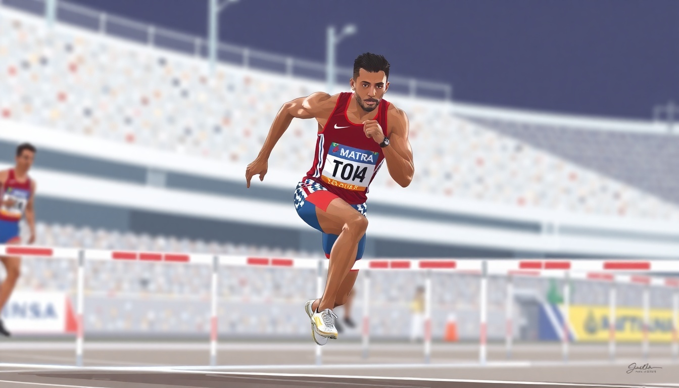 Chris Robinson's Unforgettable 400m Hurdles Victory Amid Wardrobe Malfunction
