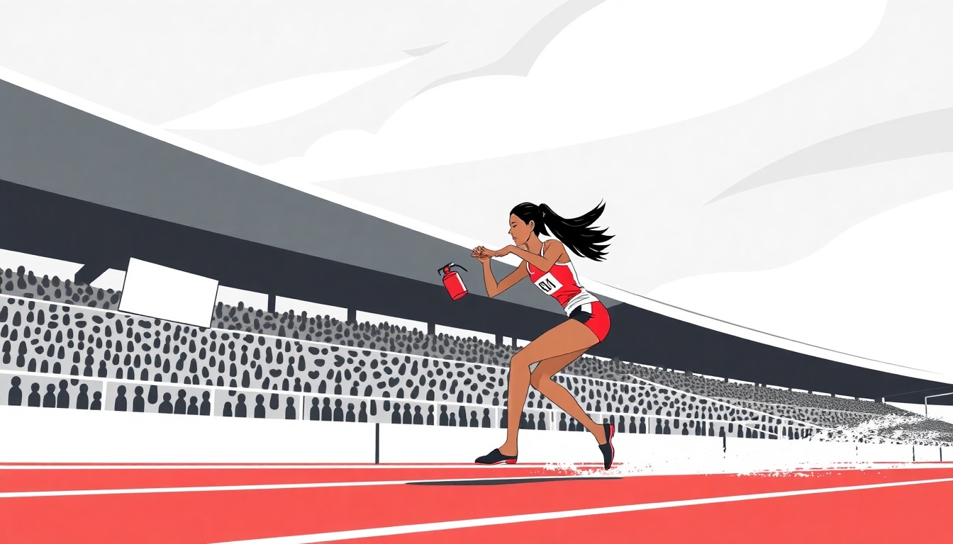 Controversy Over Teen Sprinter's Celebration: 'It's Just Kids'