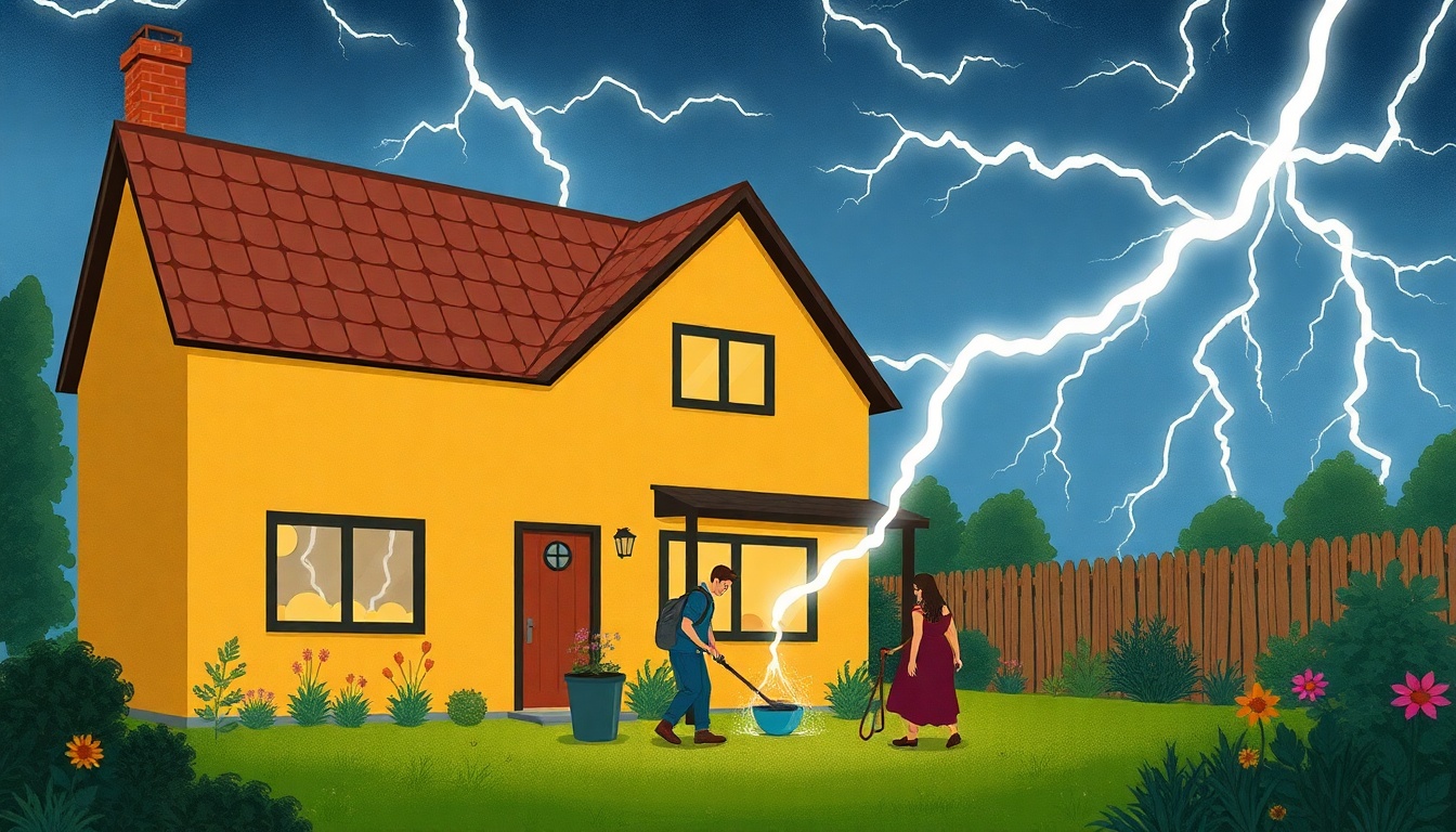 Couple Struck by Lightning on a Clear Day Near Karlstad