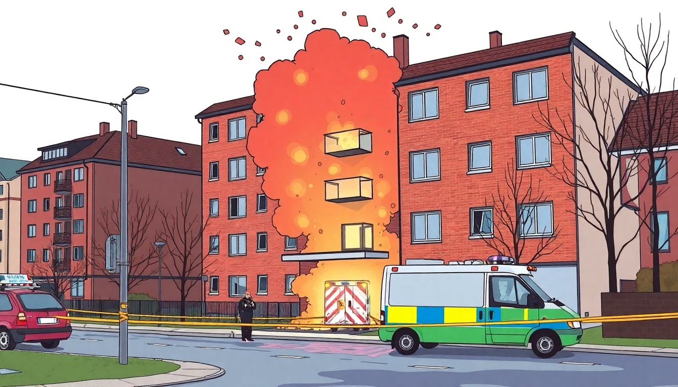 Explosion in Gothenburg: One Hospitalized After Nighttime Blast