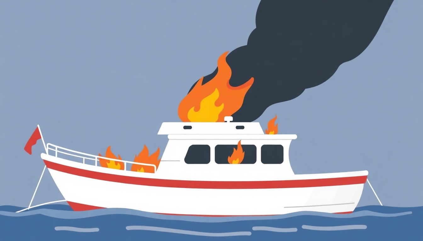 Four Hospitalized After Boat Fire Near Orust