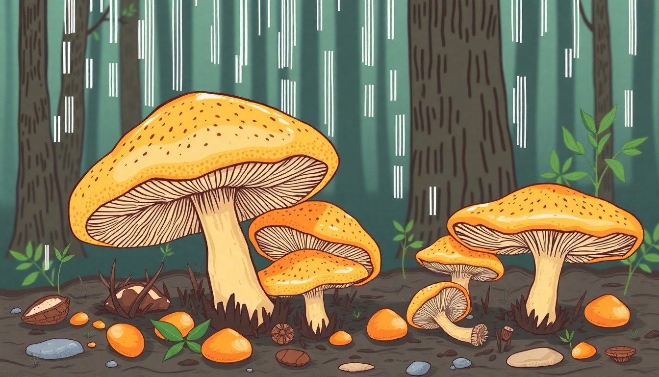 Golden Opportunity for Chanterelles After the Rain