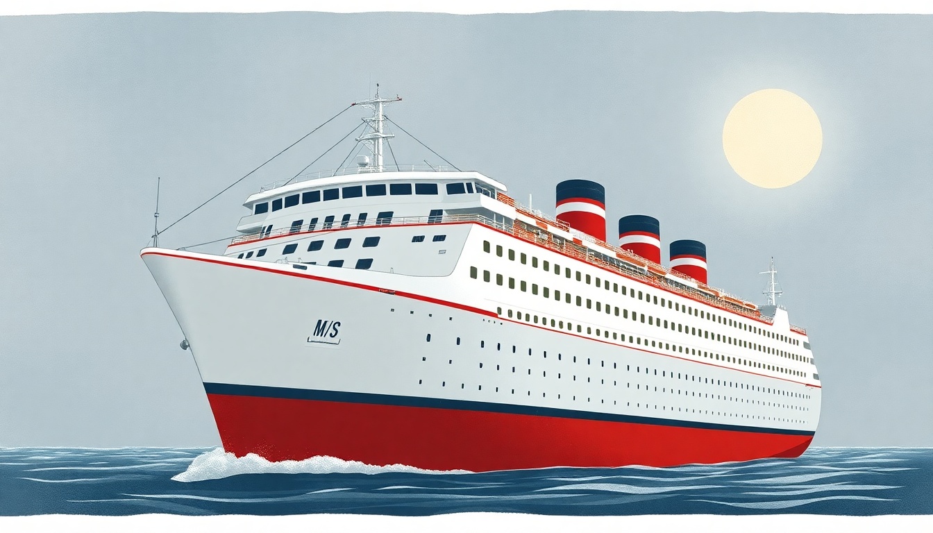 Legendary Swedish Ship 'M/S Stockholm' Embarks on Its Final Voyage to the Scrap Yard