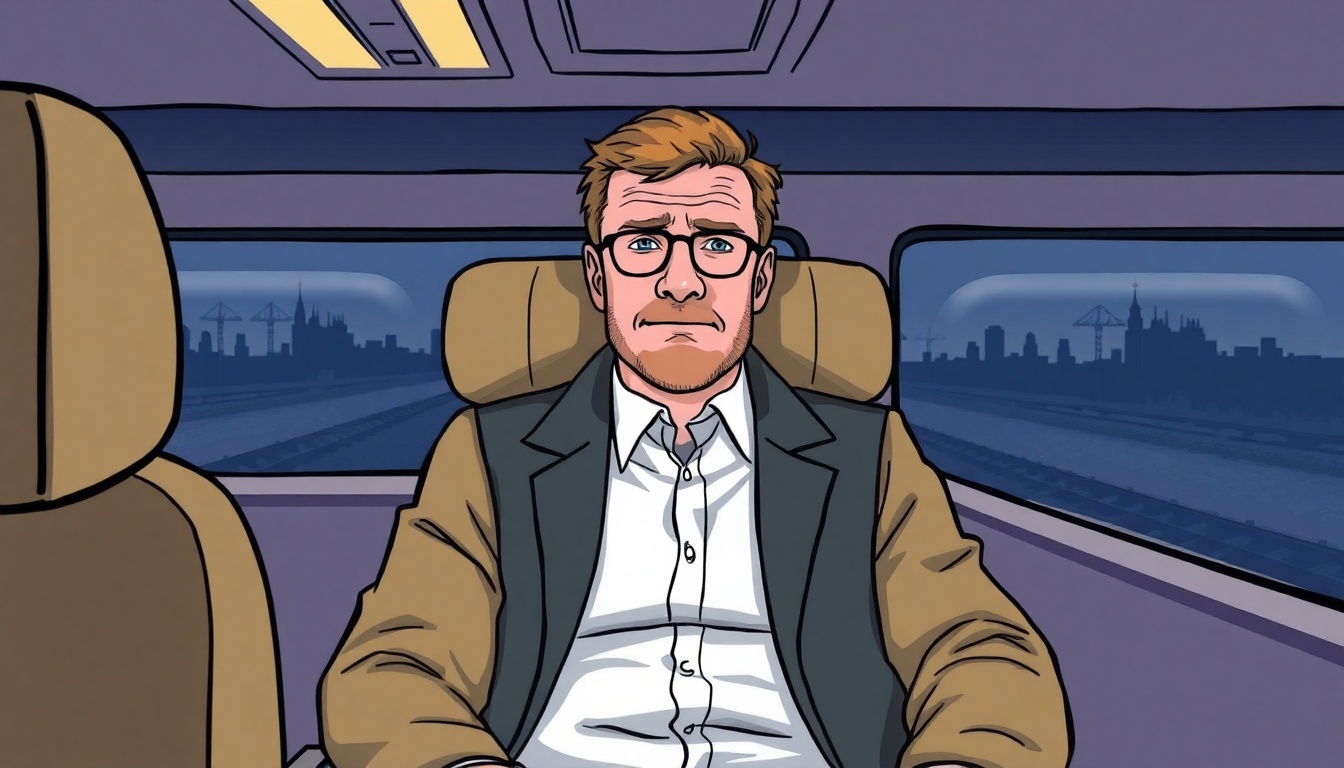 Liberal Politician Jan Jönsson Criticizes SJ After Being Stranded on Delayed Train to Hamburg