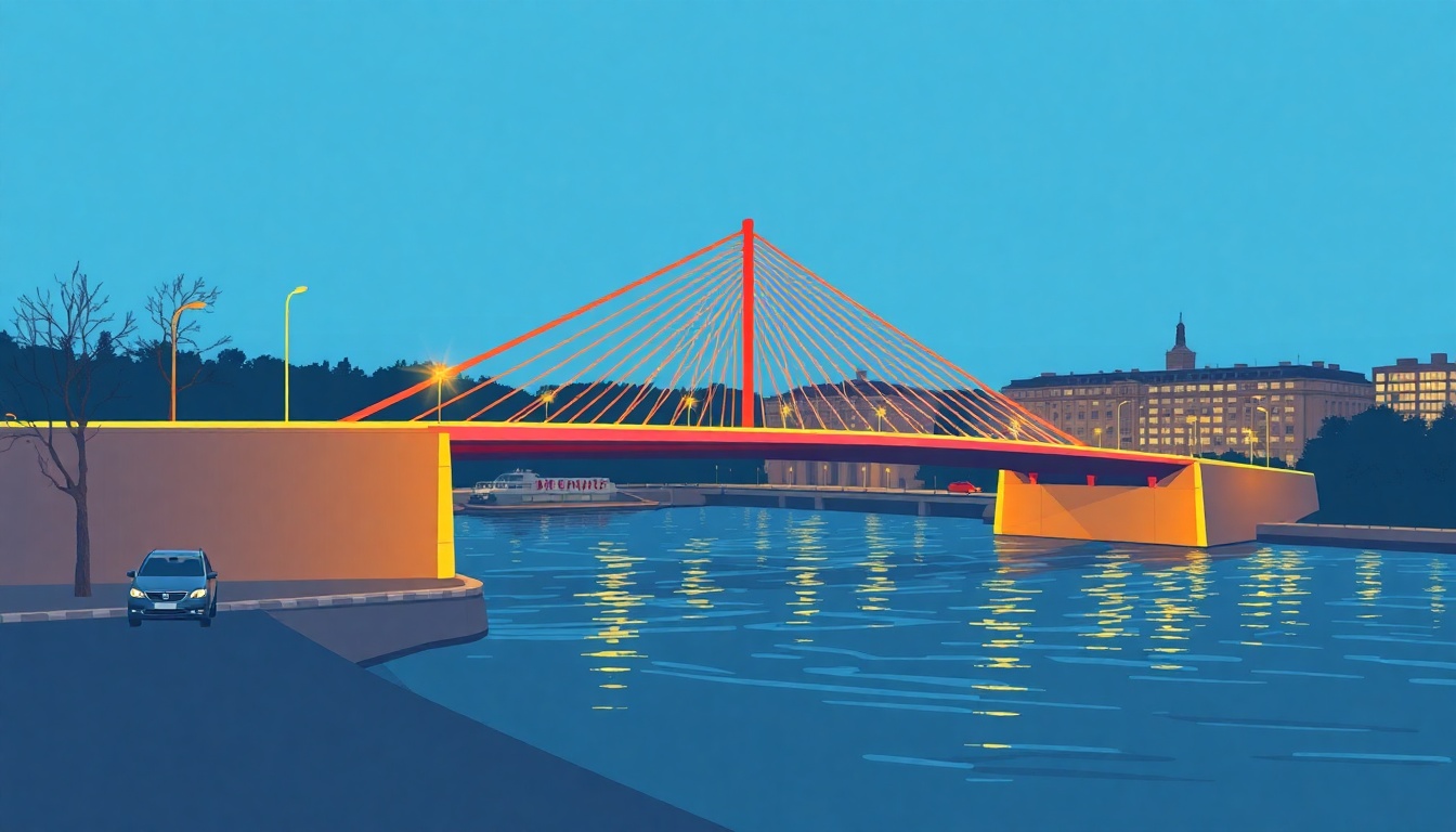 Liljeholmsbron Stuck in Raised Position Causes Traffic Disruption in Stockholm