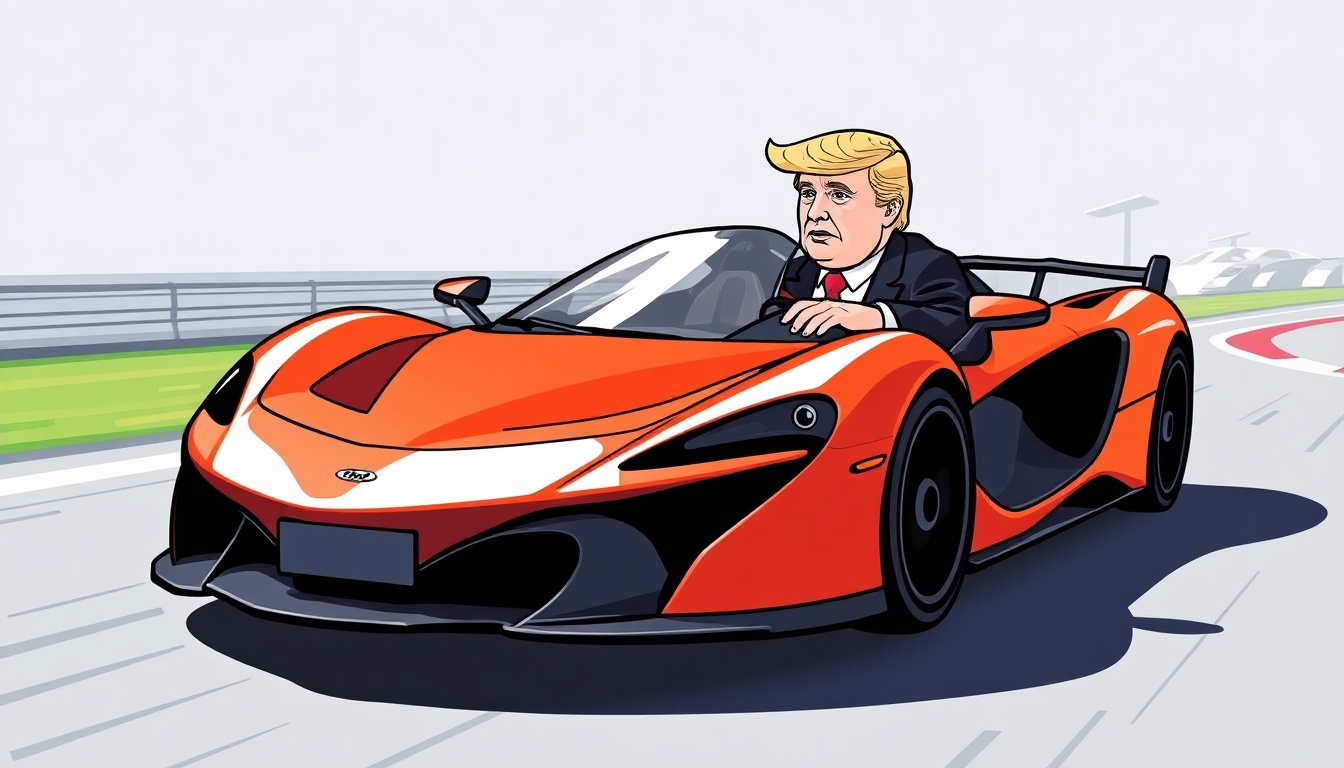 McLaren Denies Rumor of Trump Test Driving F1 Car