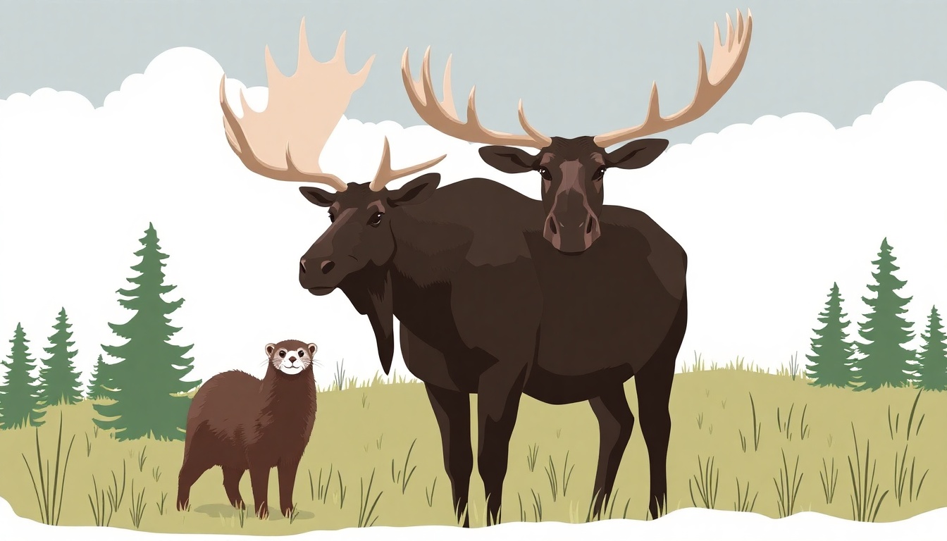 Moose and Ferret Added to Sweden's Endangered Species List