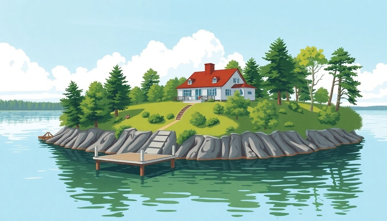 Own Your Private Island in Karlshamn's Archipelago – House Included