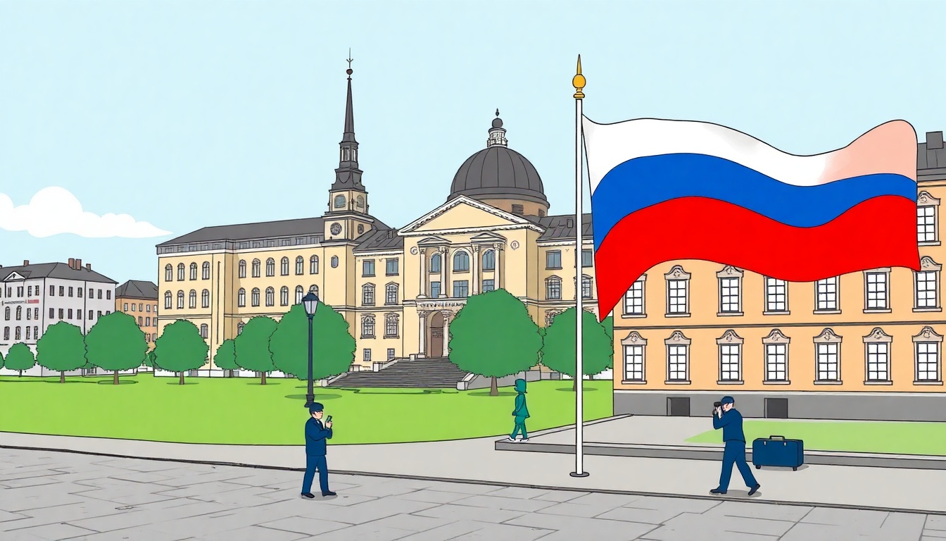 Russian Outrage Over Suspected Paint Attack on Swedish Diplomatic Missions