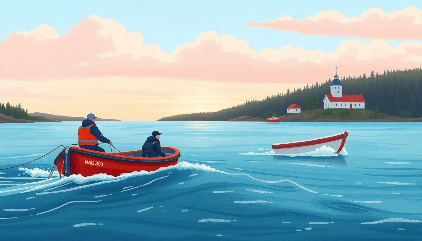 Search Continues for Two Missing Men After Boat Accident in Näsåker