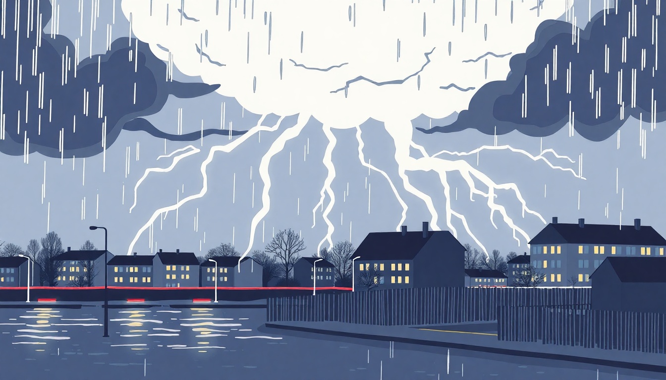 Severe Thunderstorm Alert Issued for Southern Sweden