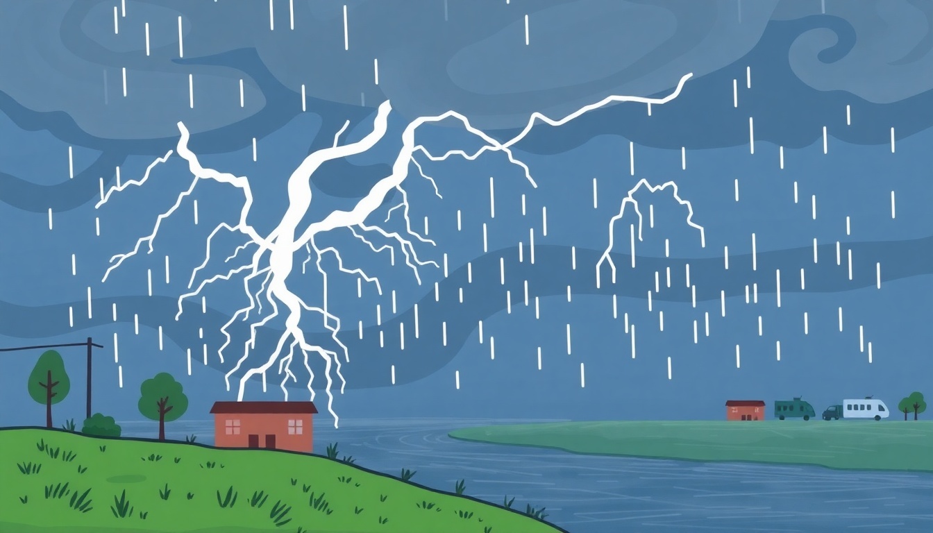 Severe Thunderstorms and Heavy Rainfall Warning Issued by SMHI