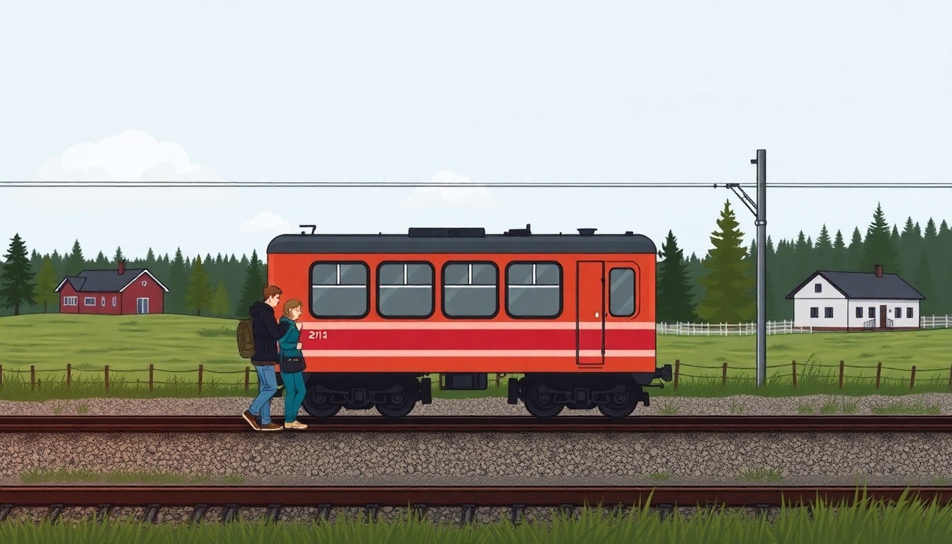 Stranded in Murjek: Alexandra's Unexpected Camping Adventure Due to Train Chaos