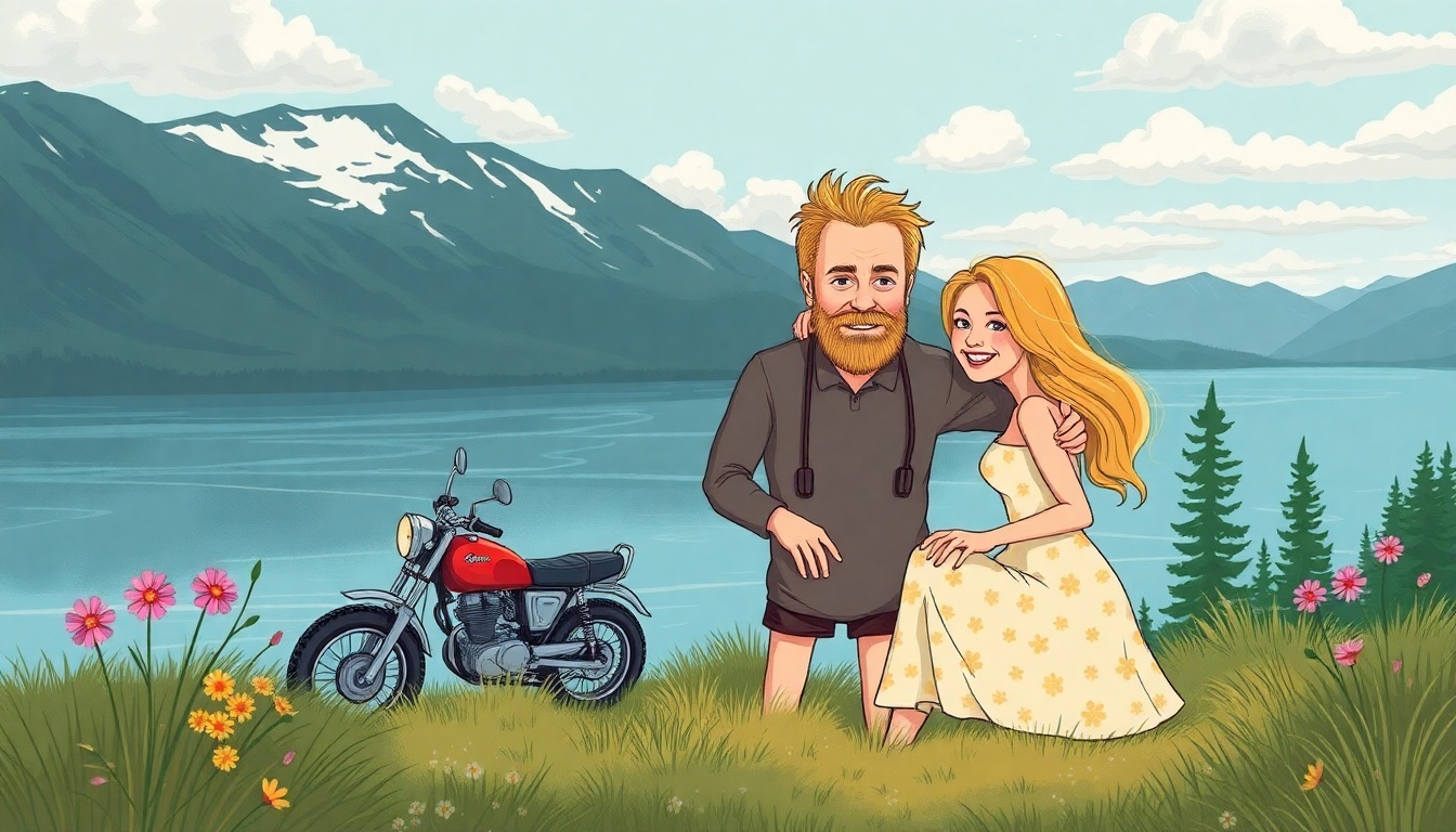 Sven-Erik, 74, and His 44-Year-Younger Partner Julia Enjoy a Romantic Getaway