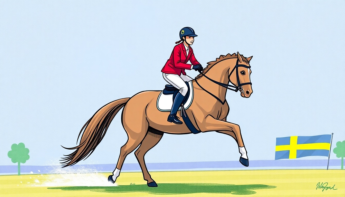 Sweden's Equestrian Team Heads to European Championships with New Faces