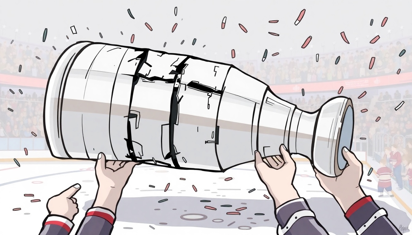 Wild Celebration Leaves Stanley Cup Trophy Damaged